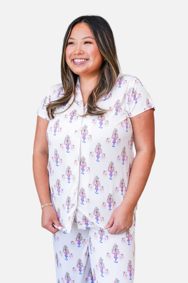 Sorority & Sister Sassy Santa PJ Set