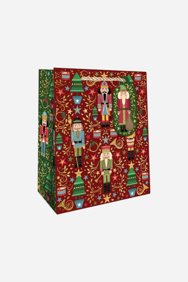 Sparkling Nutcracker Tote Gift Bag - Medium