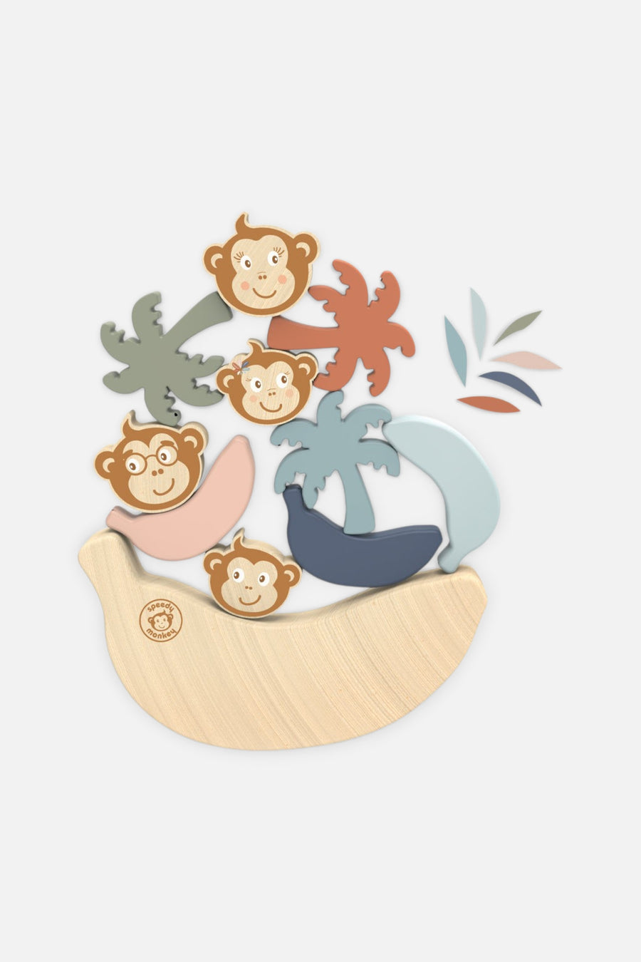 Speedy Monkey Balance Game – side view