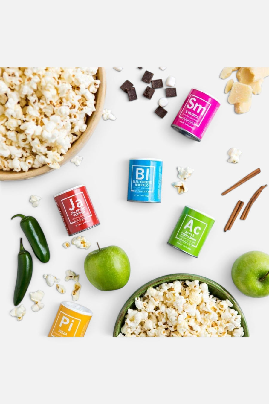 Spiceology Popcorn Seasoning Variety Pack – side view
