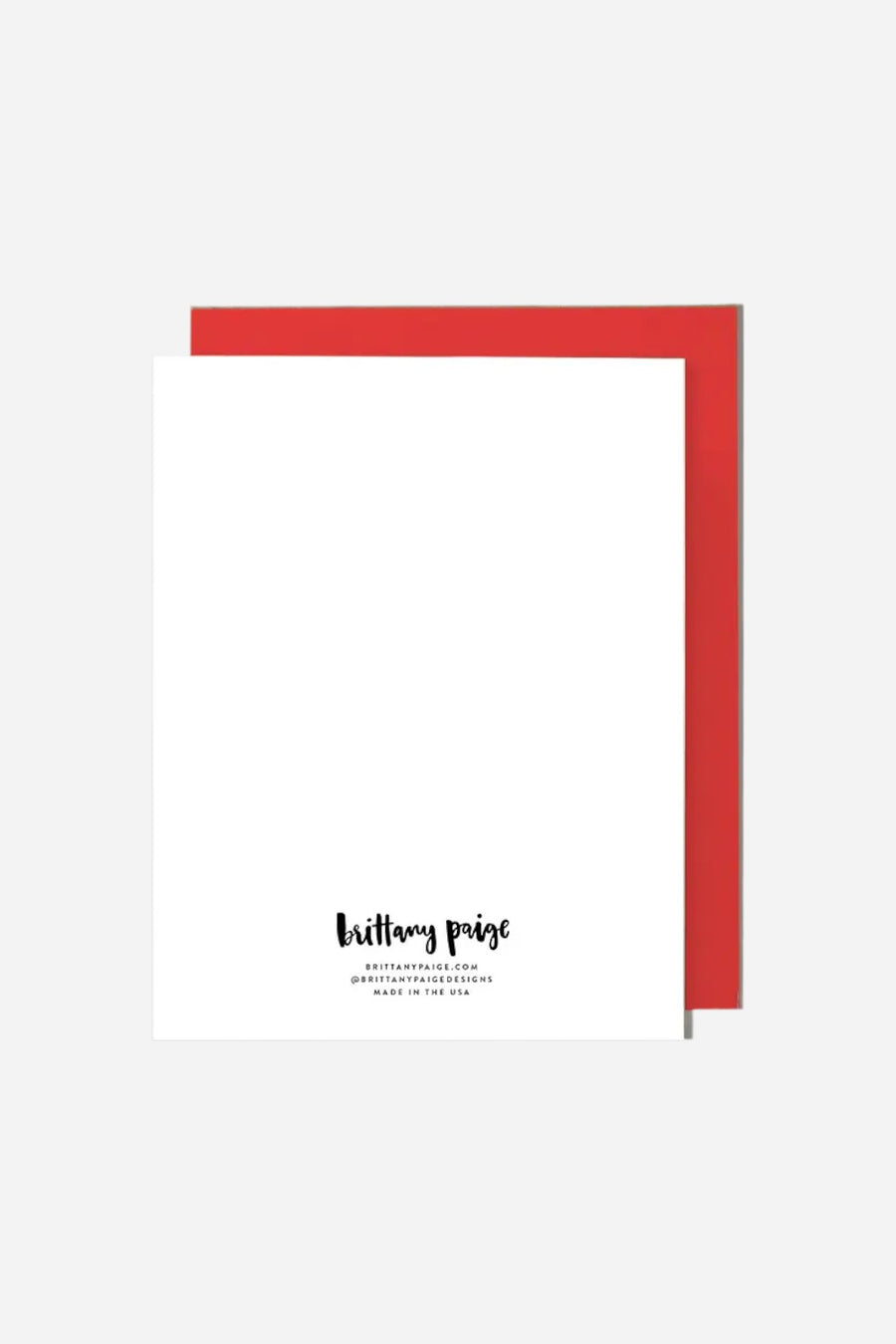 Spicy Books Holiday Card – back view