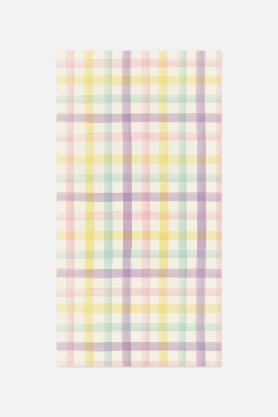 Spring Plaid Guest Napkins - Set of 16 – front view