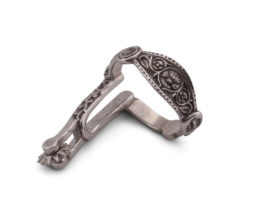 Spurs Napkin Ring – side view