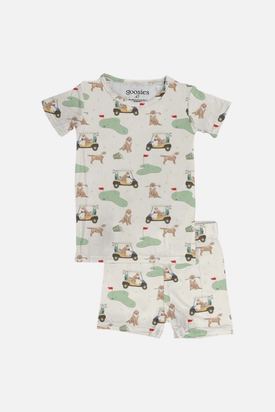 Goosies Short Sleeve Shirt and Shorts PJ in Barks & Birdies