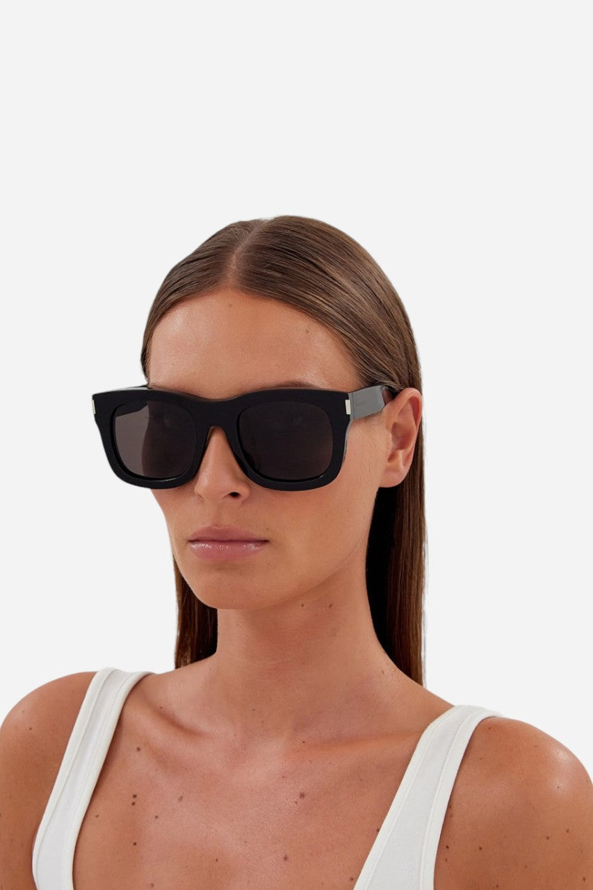 ST. LAURENT Squared Sunglasses Black (Sl 650 Monceau-001 55) – alternate