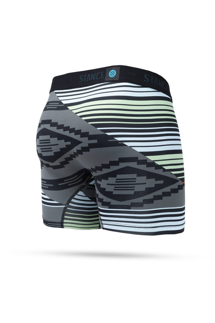 Stance Adams Boxer Briefs in Black – back view