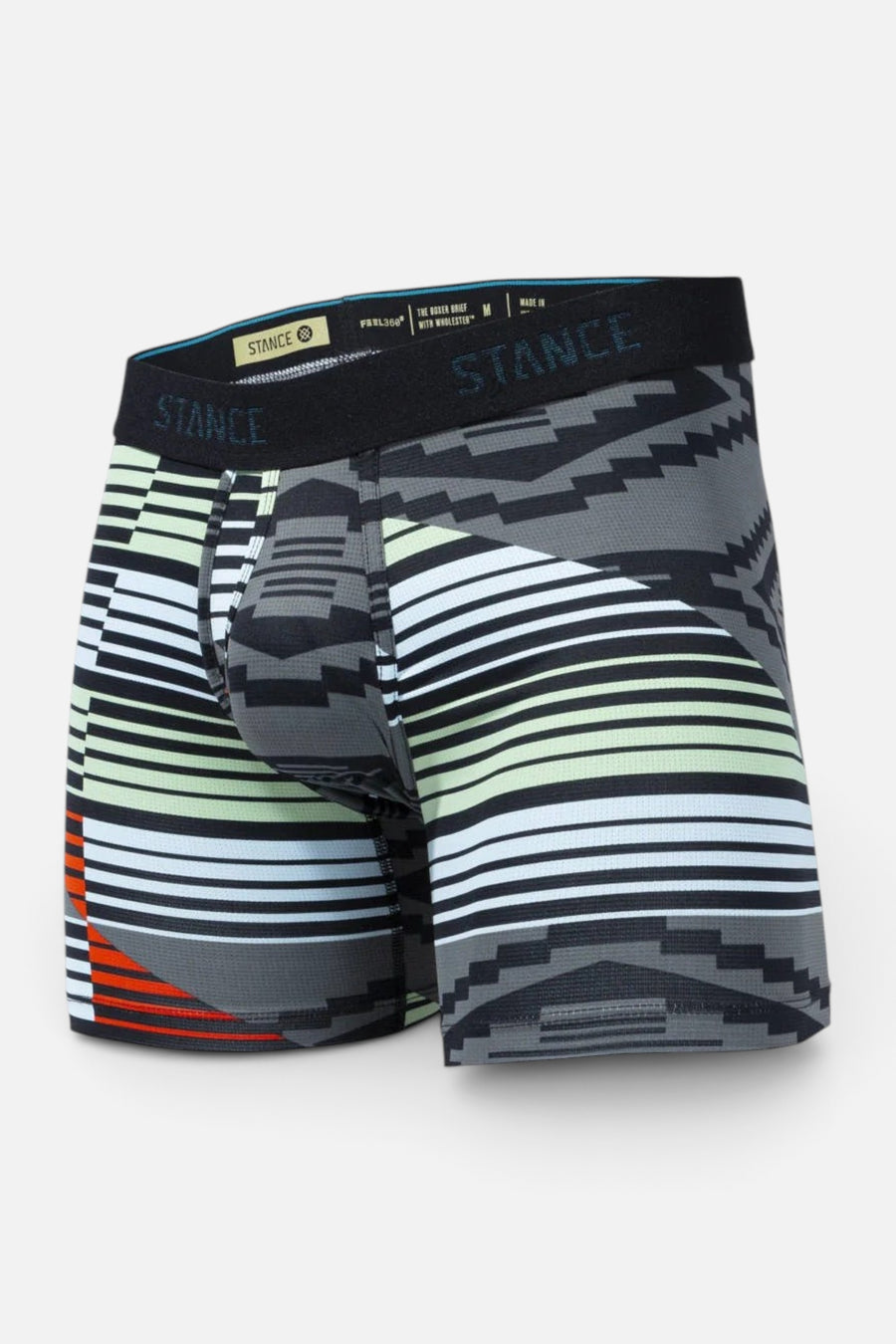 Stance Adams Boxer Briefs in Black – front view