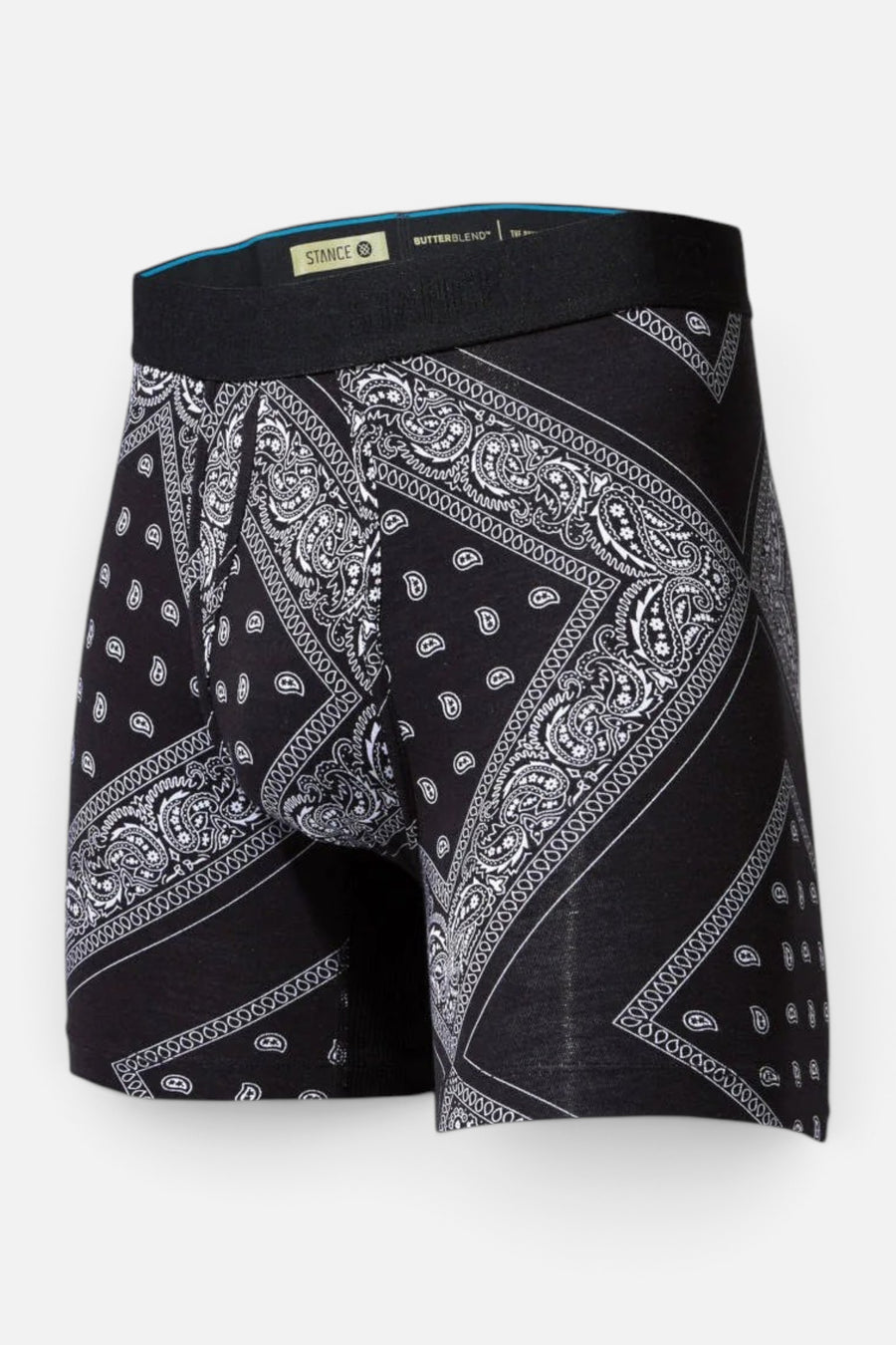 Stance Barrio Boxer Briefs in Black – front view