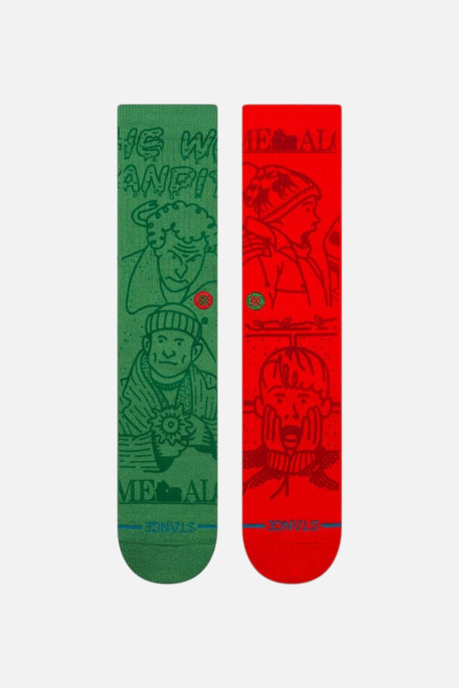 Stance Home Alone Crew Sock in Multi- Medium – pair