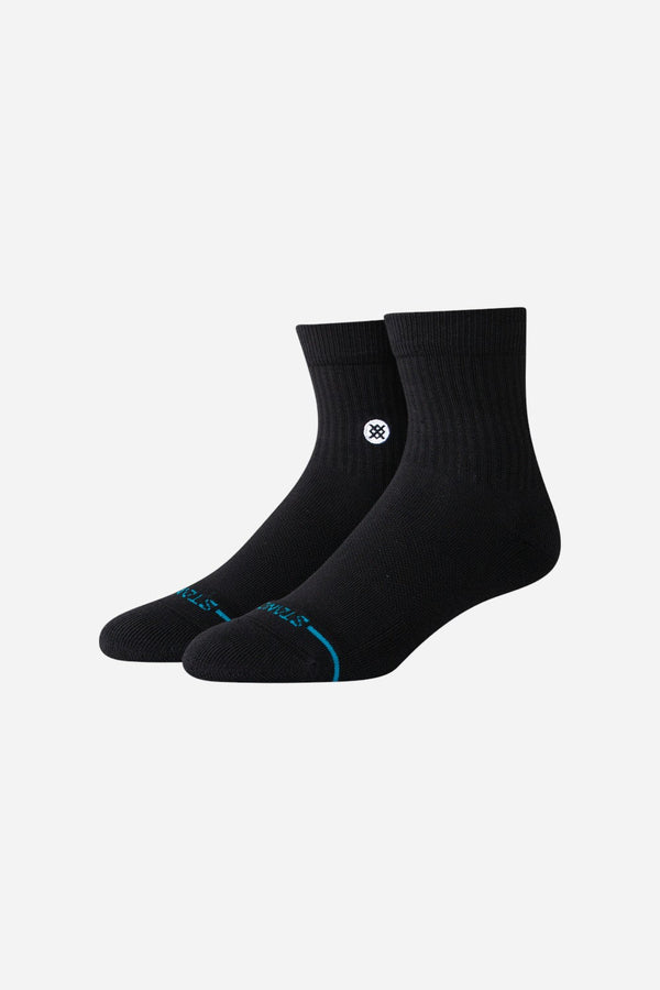Stance Icon Quarter Socks in Black