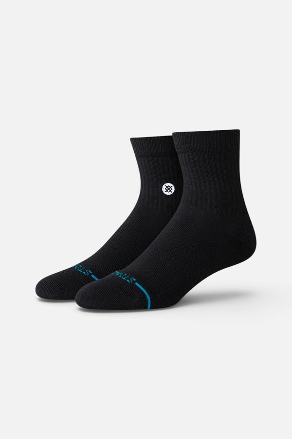 Stance Icon Quarter Socks in Black