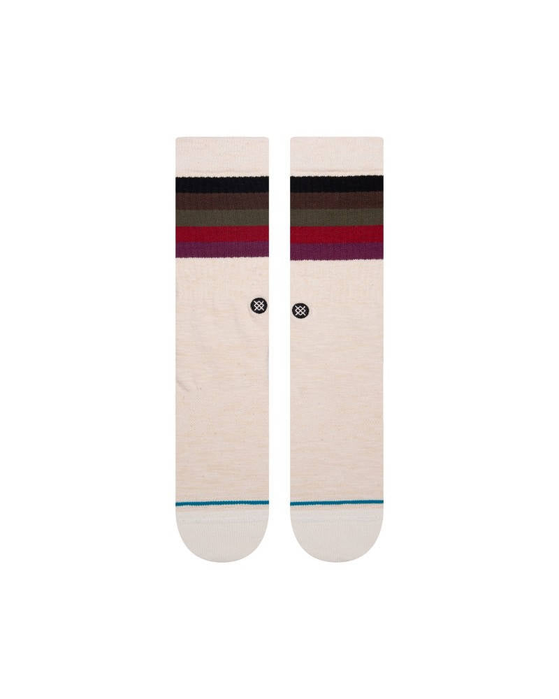 Stance Maliboo Crew Socks in Off White – back view