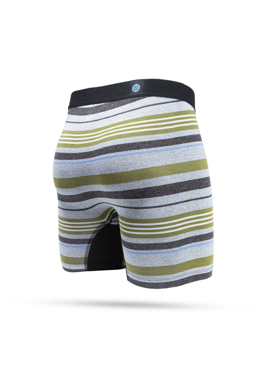 Stance Marston Boxer Briefs in Heather Grey – back view