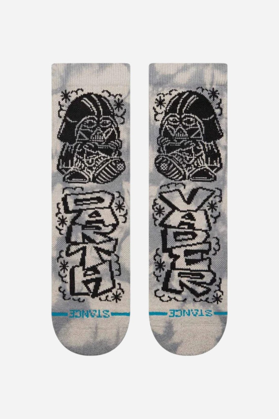 Stance Star Wars X DJ Crew Socks in Darth Vader Black - Kids – front view