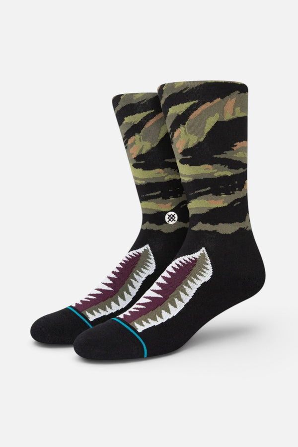 Stance Warbird Crew Socks in Burgundy