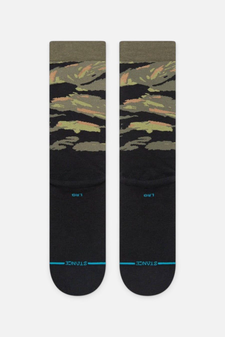 Stance Warbird Crew Socks in Burgundy – side view