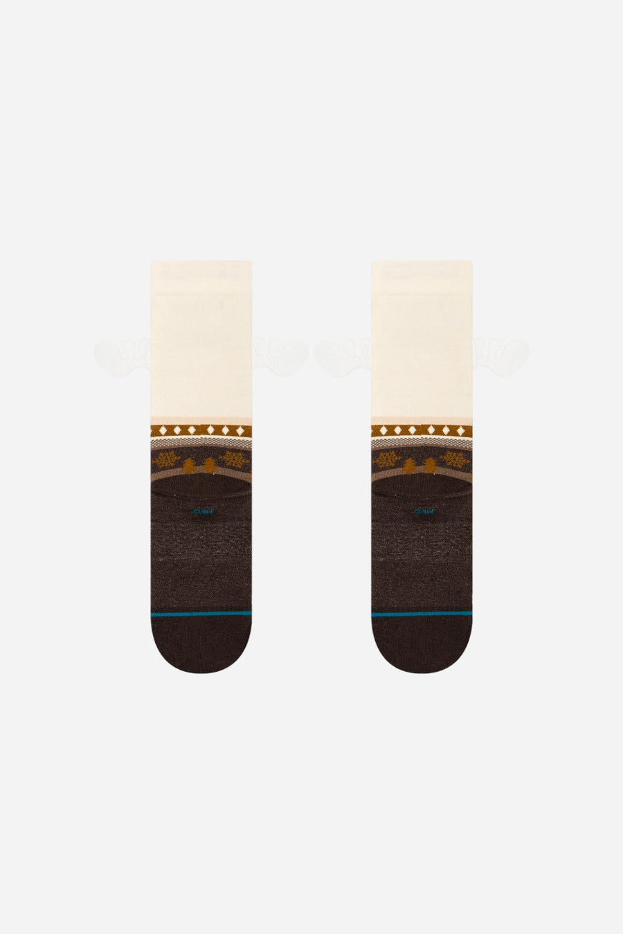 Stance X Christmas Vacation Have Some Eggnog Crew Socks – side view