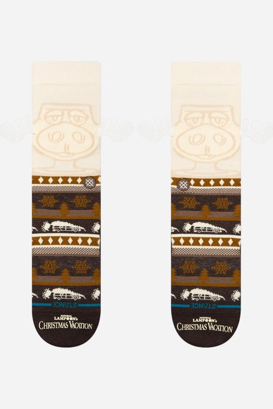 Stance X Christmas Vacation Have Some Eggnog Crew Socks – pair