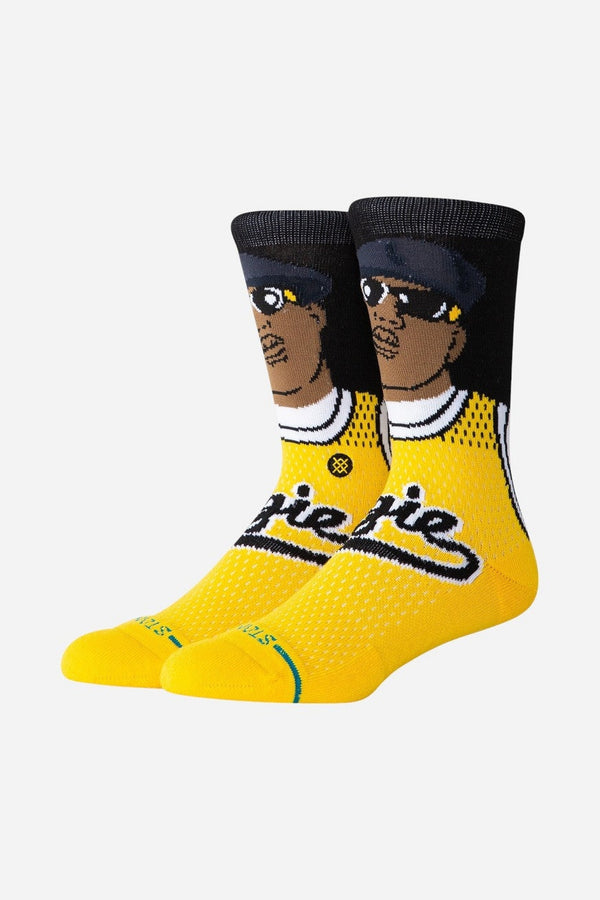 Stance X Notorious B.I.G. Juicy Crew Socks in Yellow