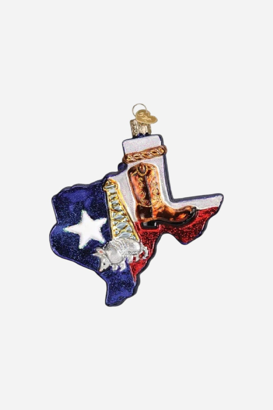 State Of Texas Ornament – back view