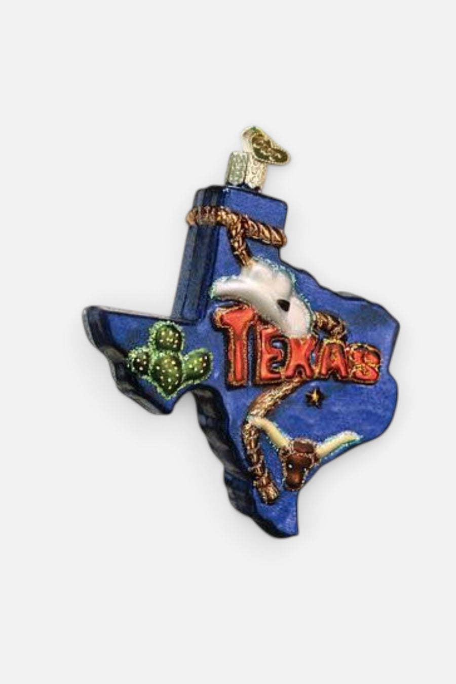 State Of Texas Ornament – side view