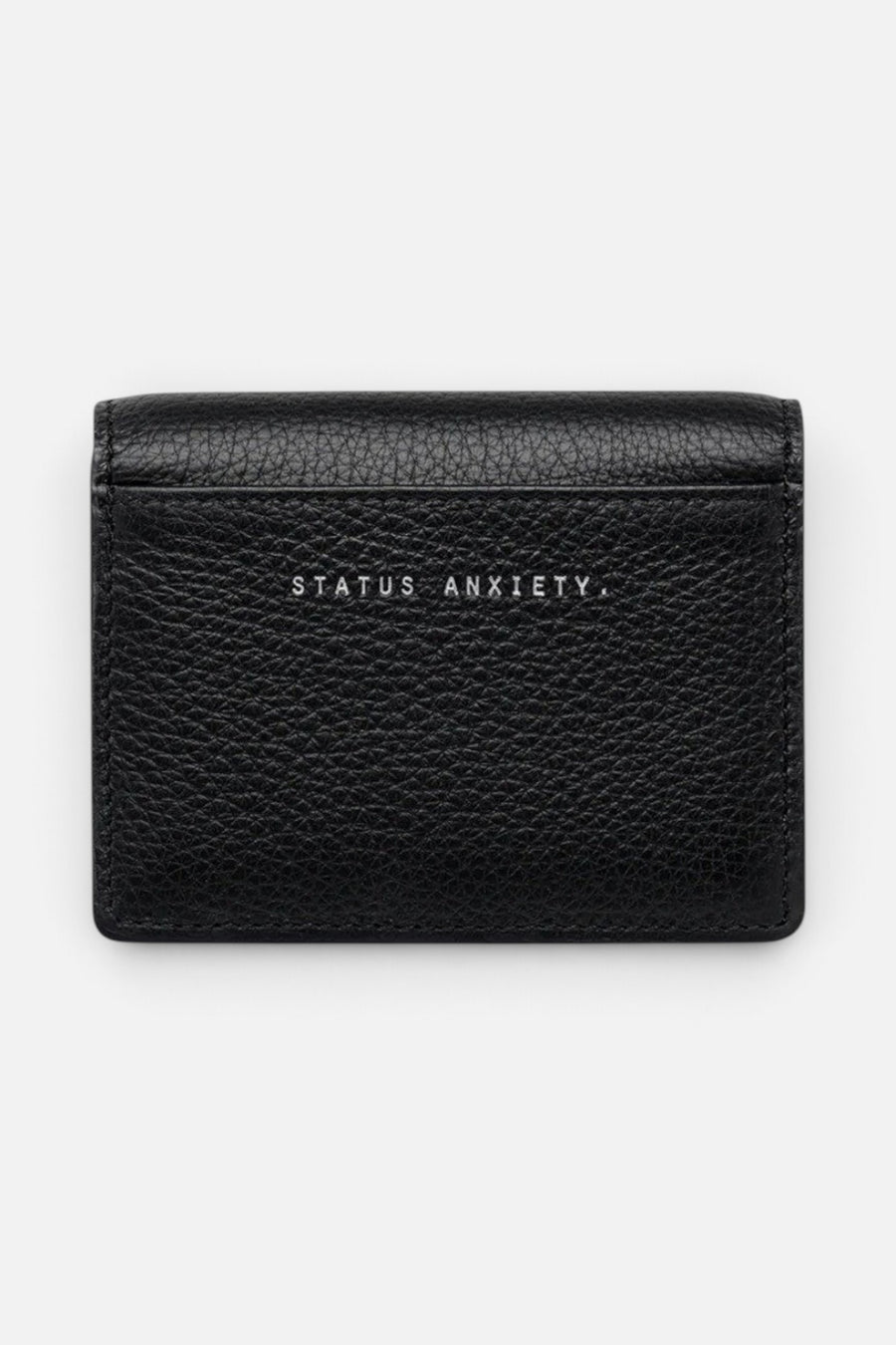Status Anxiety Lumen Wallet in Black – front view