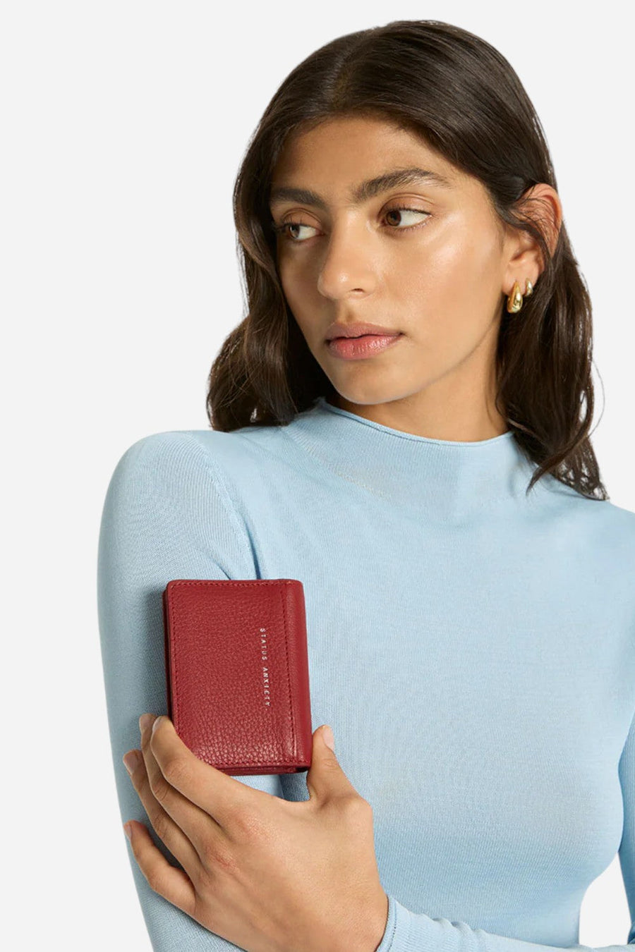 Status Anxiety Lumen Wallet in Rouge – alternate