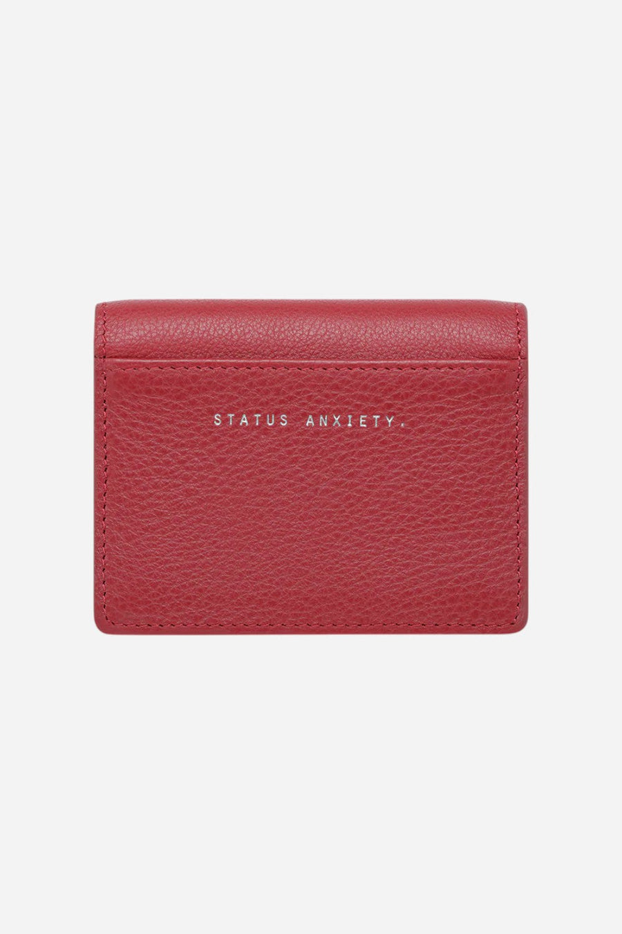 Status Anxiety Lumen Wallet in Rouge – back view
