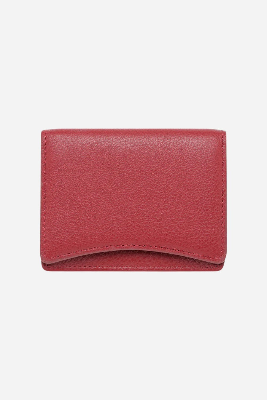 Status Anxiety Lumen Wallet in Rouge – front view