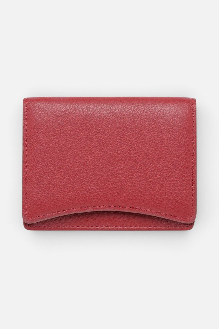Status Anxiety Lumen Wallet in Rouge – front view