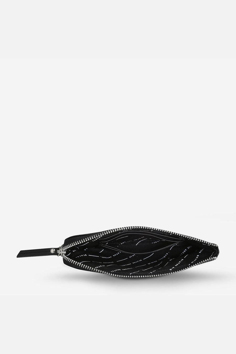 Status Anxiety Smoke And Mirrors Pouch in Black – detail