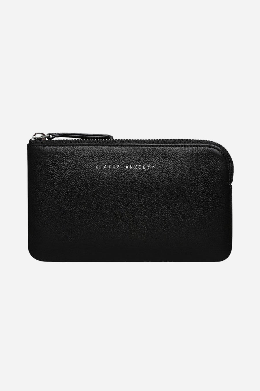 Status Anxiety Smoke And Mirrors Pouch in Black – front view
