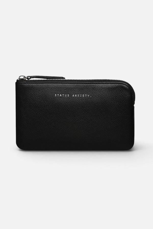 Status Anxiety Smoke And Mirrors Pouch in Black