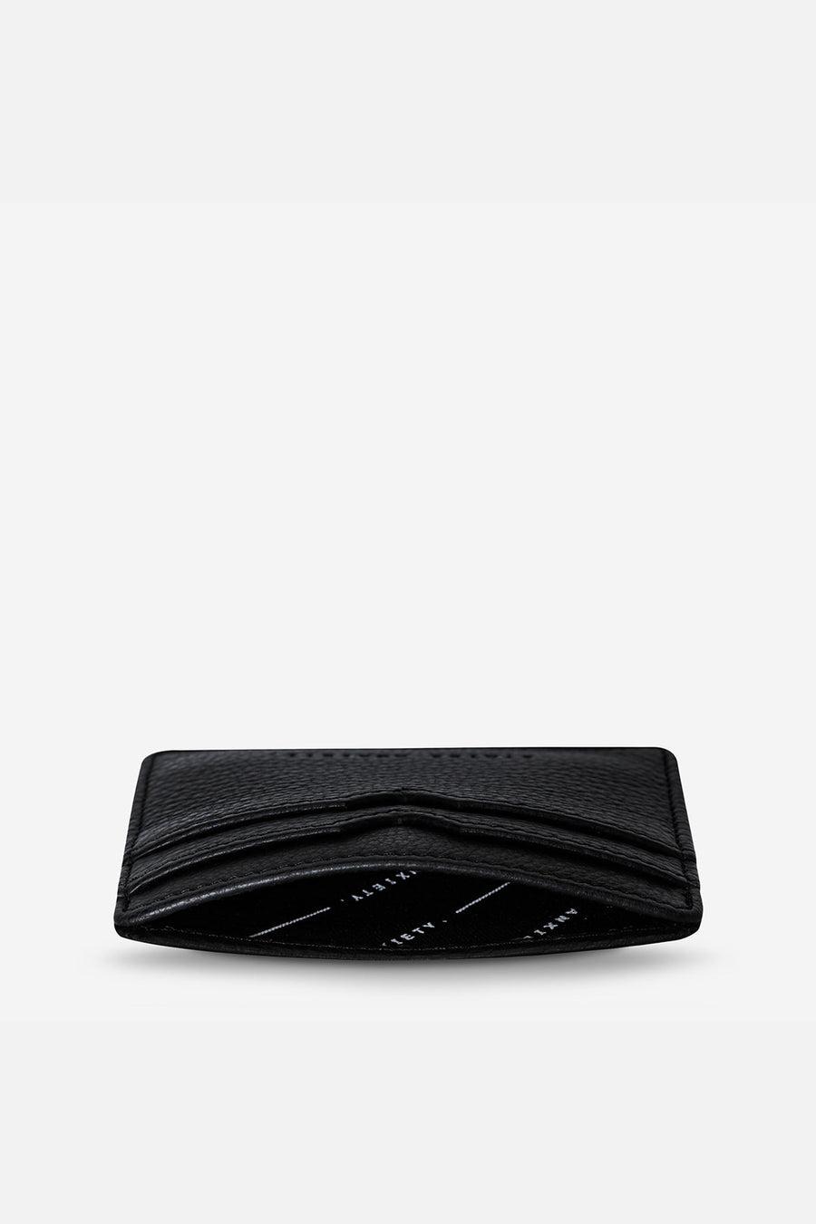 Status Anxiety Together For Now Wallet in Black – side view