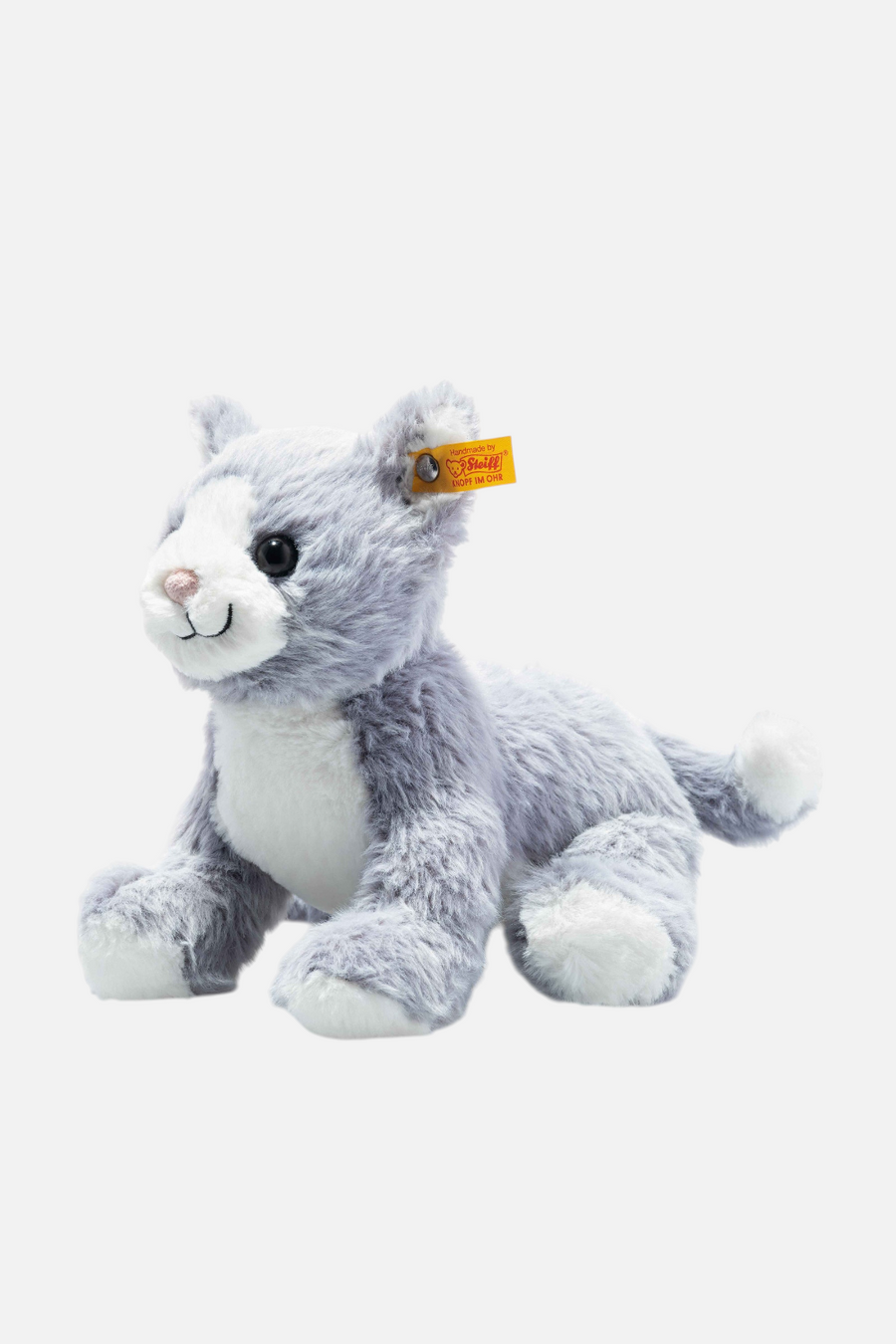 Steiff Cassie Cat 26" in Ice Blue & White – back view