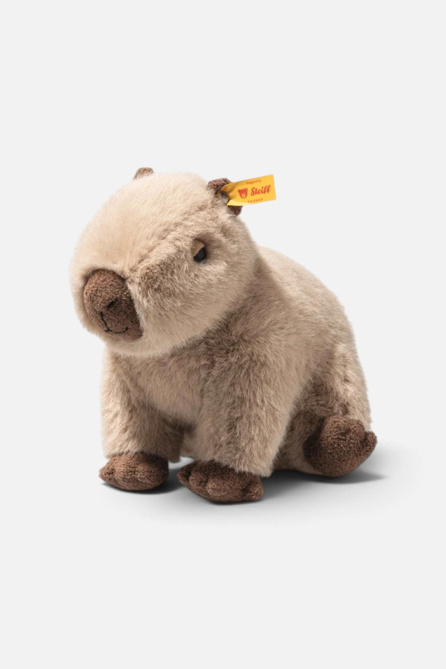 Steiff Chip Capybara Plush Toy, 9 in – front view