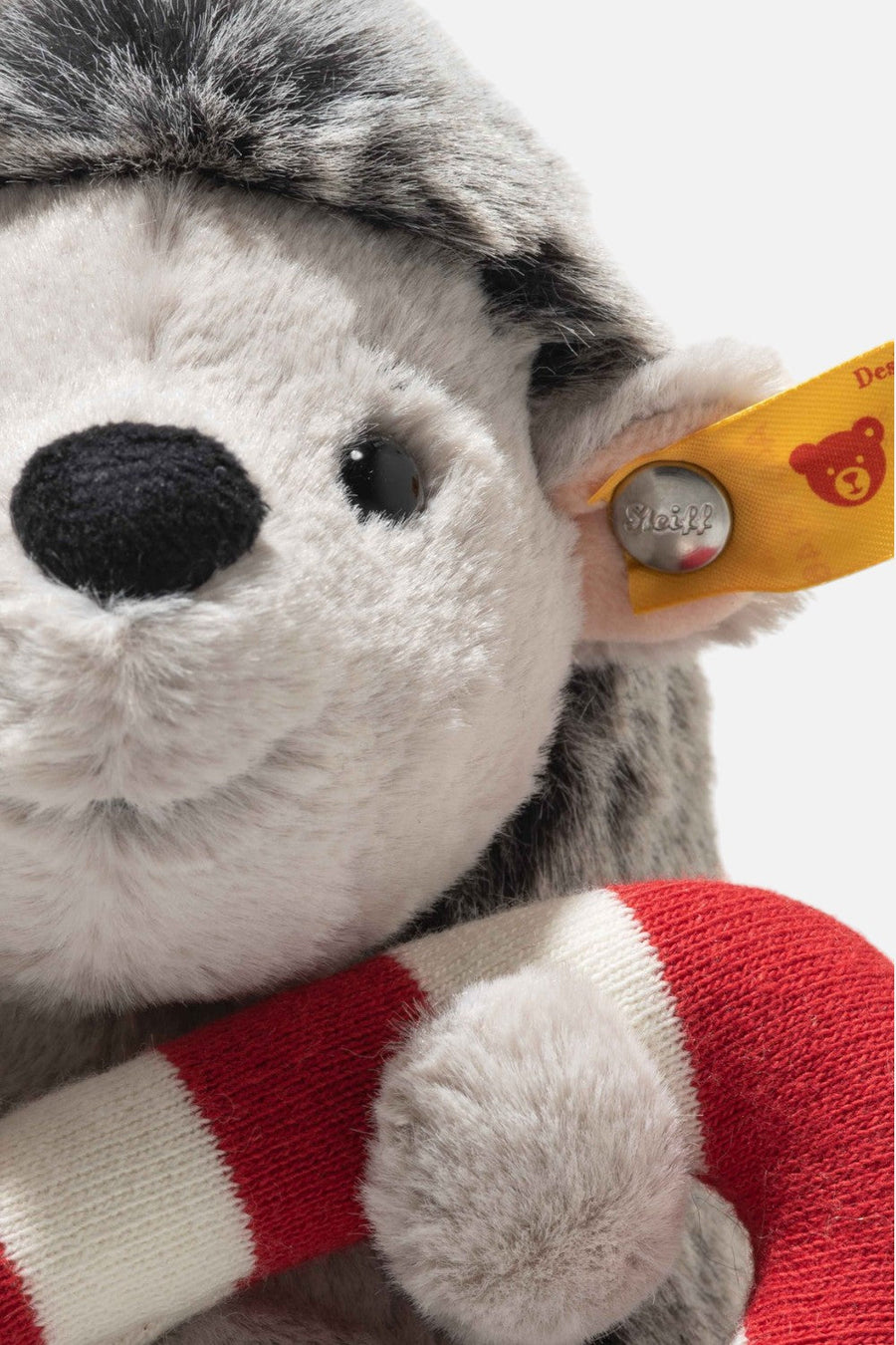 Steiff Cozy Christmas Hedgy Hedgehog Plush – side view