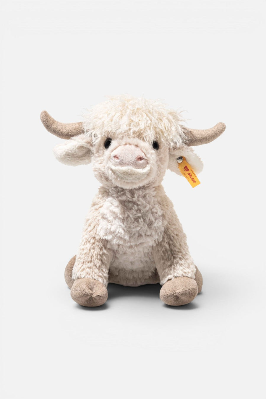 Steiff Harper Highland Cow Plush Toy, 9 in – front view