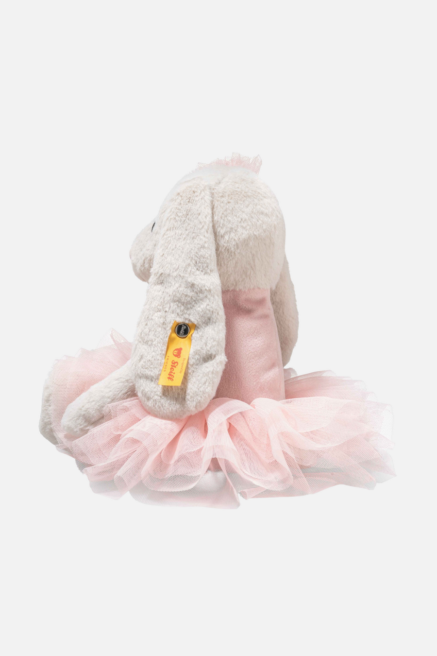 Steiff Hoppie Ballerina Rabbit in Pink Tutu Stuffed Toy – back view