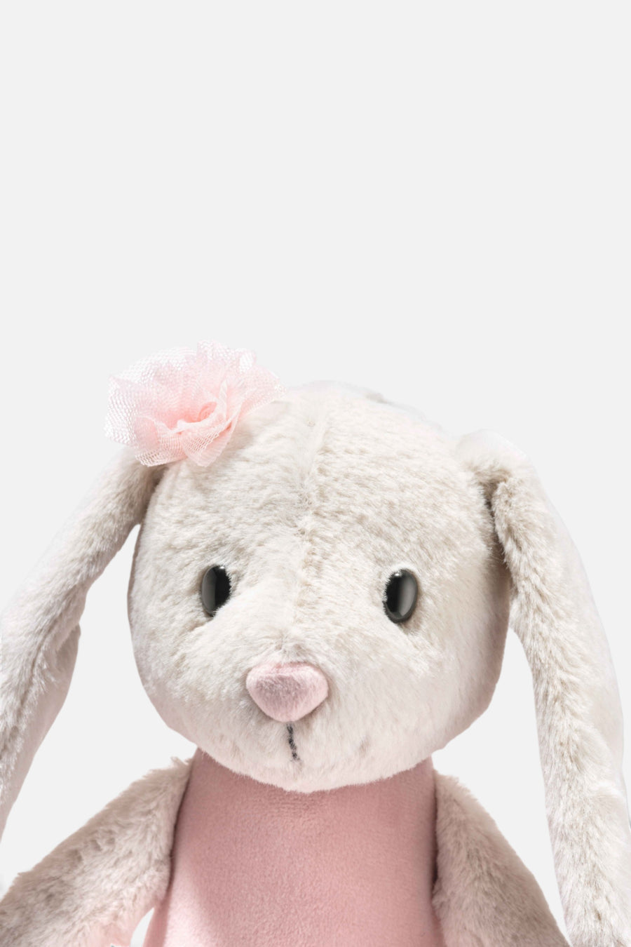Steiff Hoppie Ballerina Rabbit in Pink Tutu Stuffed Toy – side view