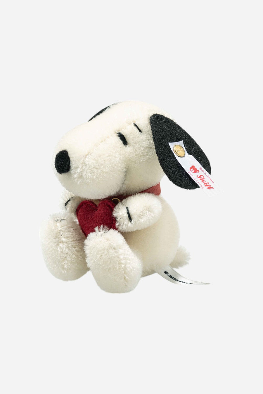 Steiff Limited Edition Peanuts Miniature Snoopy with Heart – back view