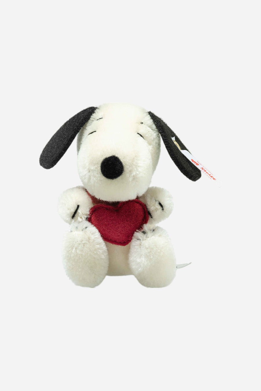 Steiff Limited Edition Peanuts Miniature Snoopy with Heart – front view