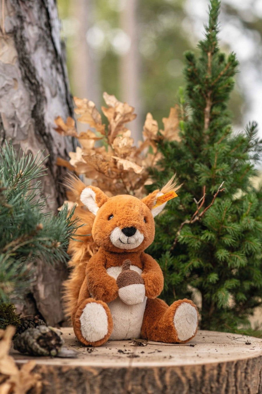 Steiff Phil Squirrel – back view