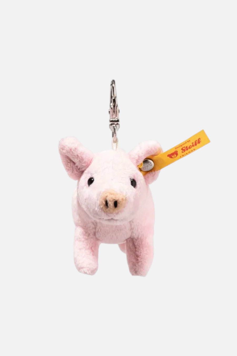 Steiff Pig Pink Lucky Charm Pendant – front view