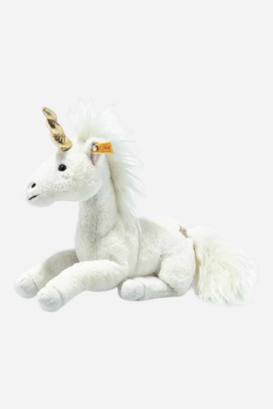 Steiff Unica Dangling Unicorn in White – front view