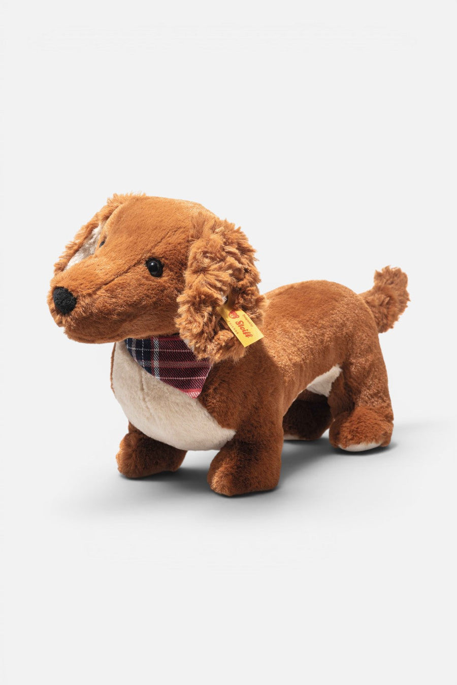 Steiff Waldi Dachshund 12" Plush Toy – front view