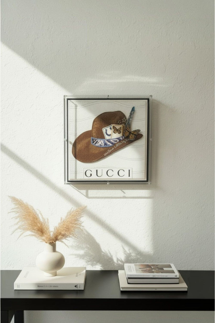 Stephen Wilson Studio Aspen Gucci Wall Art – back view