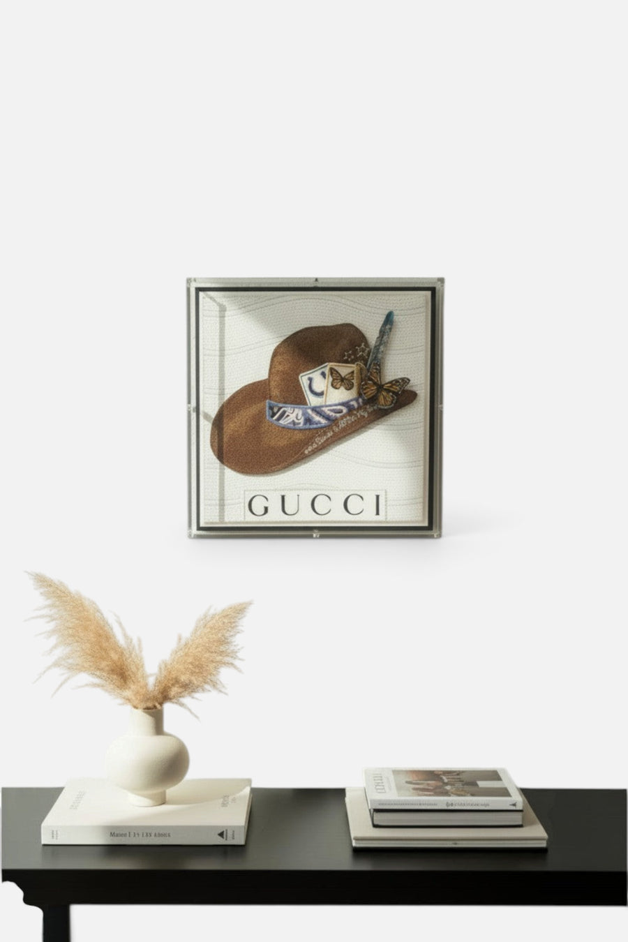 Stephen Wilson Studio Aspen Gucci Wall Art – back view