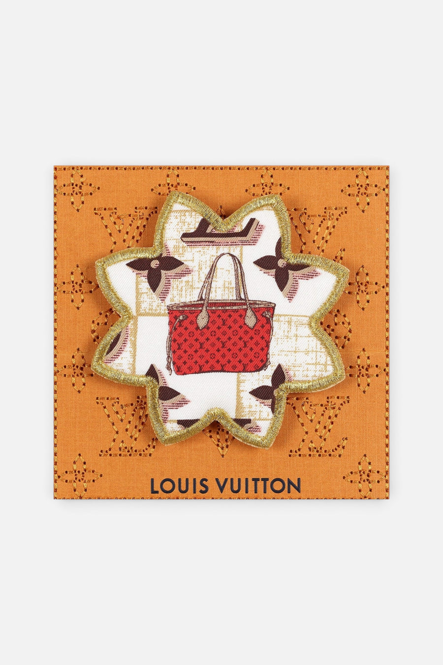 Stephen Wilson Studio Silk Icon Petite Wall Art, Louis Vuitton 5x5 – front view