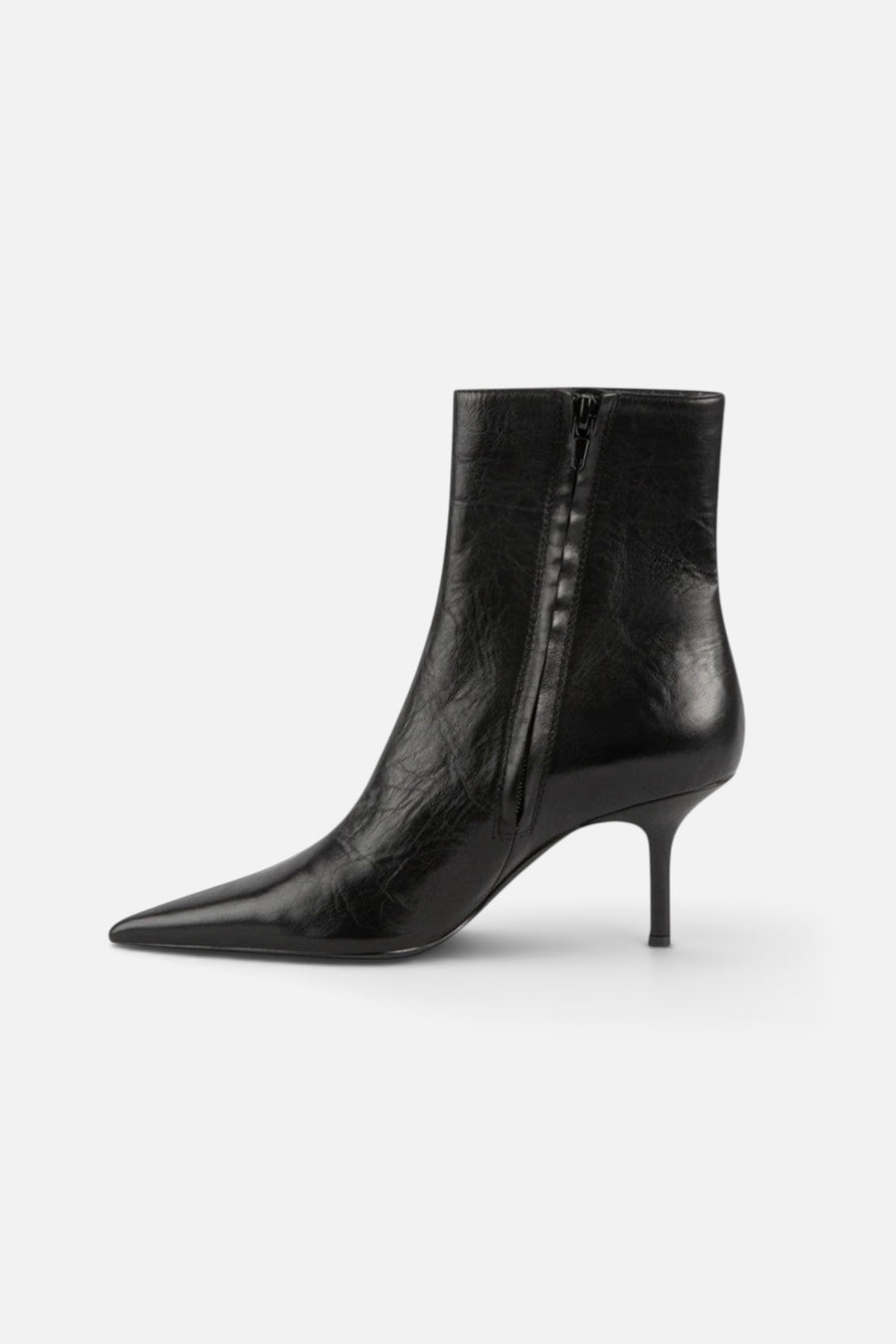 Steve Madden Alston Black Leather – side view